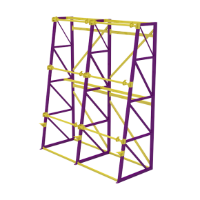 стеллаж для кабельных барабанов 3,5-3 фото