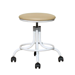 табурет на винтовой опоре т01 кремовый фото