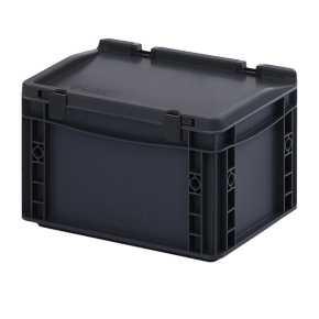 евроконтейнер esd с крышкой на шарнире 185x200x300 фото