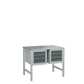 верстак 1000 с 2 подвесными тумбами с 3 ящиками фото