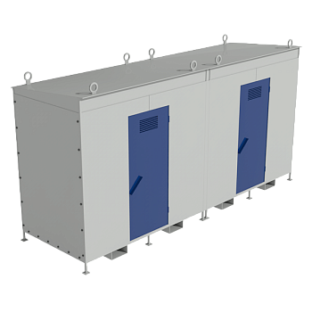 хранилище для 24 пропановых баллонов фото