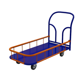 тележка платформенная с бортом тпб 4 фото