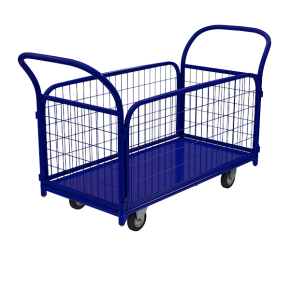 тележка платформенная с сетчатыми бортами тс 4 фото