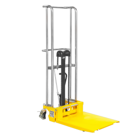 штабелер гидравлический pj4150 (400 кг; 1,5 м; с вилами и площадкой) smartlift фото