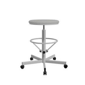 табурет с усиленной опорой для ног т03/к светло-серый фото