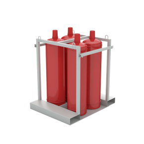контейнер (палета) для 4 пропановых газовых баллонов фото