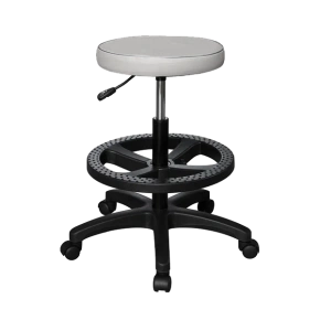 табурет высокий для лабораторий т10-в светло-серый фото