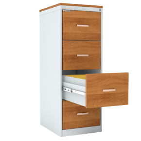 шкаф картотечный шк-4 с фасадом из лдсп и мастер-системой фото