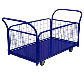 тележка платформенная с сетчатыми бортами тс 7 фото