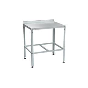 стол из нержавеющей стали с бортом 870x800x600 фото