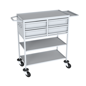 стол-тележка с 4 ящиками для перевязочной фото