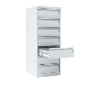 шкаф картотечный шк-7 а5 с мастер-системой и замками на каждом ящике фото