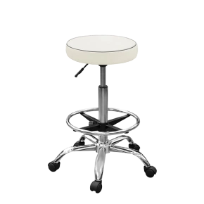 лабораторный табурет с мягким сиденьем т11-в белый фото