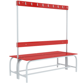 скамья для спортивных раздевалок двухсторонняя лдсп фото