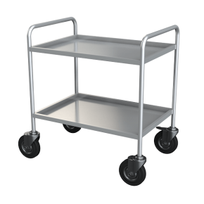 тележка сервировочная разборная из нержавейки 900x850x530 колеса 100 мм фото