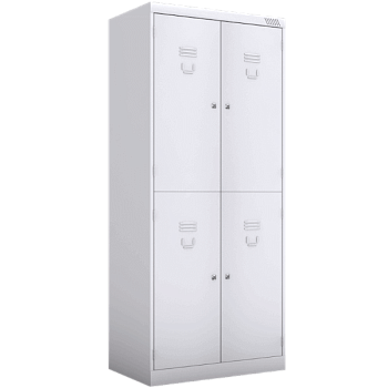 гардеробный шкаф четырехсекционный для раздевалок фото