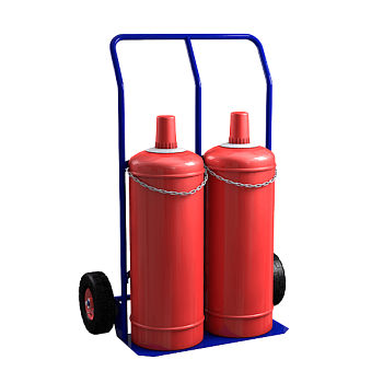 тележка газобаллонная (два пропановых) тпг-02 фото