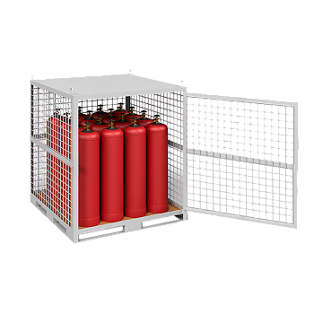 клеть для 16 пропановых баллонов кдр-06 фото