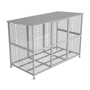 хранилище для 70 кислородных баллонов сетчатое сварное фото