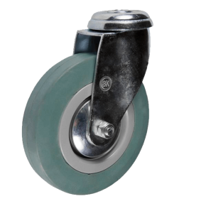 колесо аппаратное с креплением под болт 125 мм площадка 10 мм фото