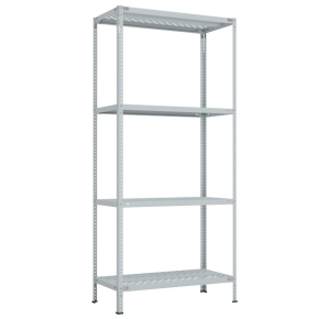 стеллаж с перфорированными полками 2200x1000x500 фото