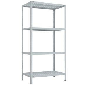 стеллаж с перфорированными полками 2000x1000x600 фото