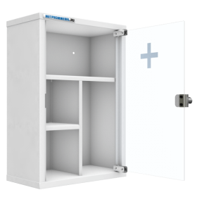 аптечка настенная со стеклянной дверцей фото