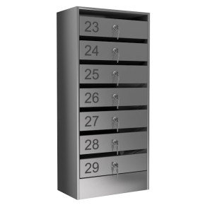 почтовый ящик 7-секционный серия эталон премиум фото