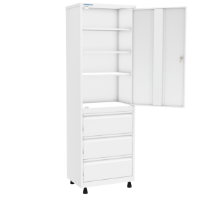 шкаф медицинский шмм1-р-3 с мастер-системой фото