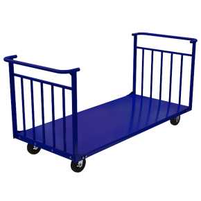 тележка платформенная усиленная тпуд 10 черная резина фото