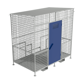 хранилище для 12 пропановых баллонов сетчатое сварное фото