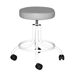 табурет винтовой т01-1 светло-серый фото