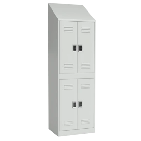 шкаф для раздевалок четырёхсекционный с электронным замком фото
