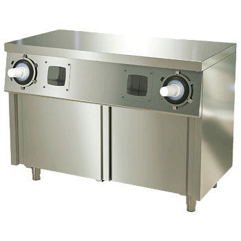 стол-тумба с диспенсерами для стаканов фото