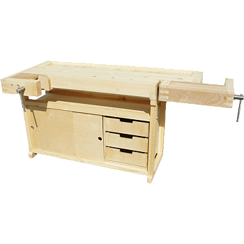 верстак ученический с тумбой практик фото