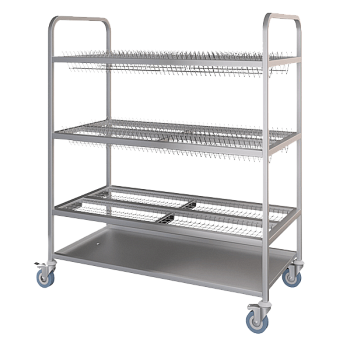 тележка для тарелок и стаканов 1200x600x1440 мм фото