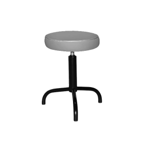 табурет серый т04-1 черный каркас фото