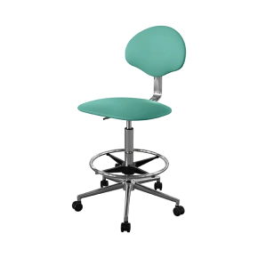 кресло высокое медицинское кр12-в (обивка) зеленое фото