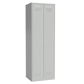 двухсекционный шкаф для раздевалок фото