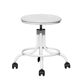 табурет на винтовой опоре т01 белый фото