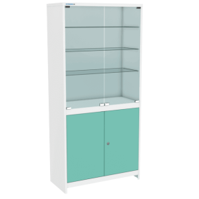 медицинский двухстворчатый шкаф шмс-2-ц фото