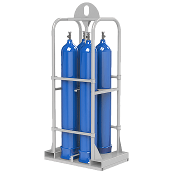 корзина для 4 газовых баллонов фото