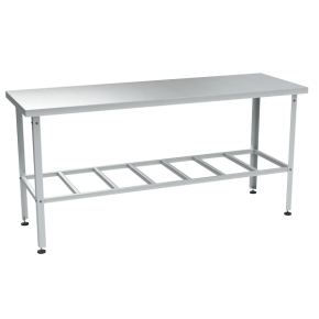 стол из нержавеющей стали 870x1800x600 фото