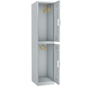 шкаф двухсекционный для одежды сварной с электронным замком фото