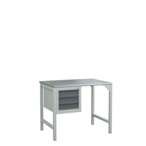 верстак 1000 с подвесной тумбой с 3 ящиками фото