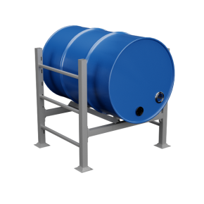 паллета для бочки с блоком фиксации фото