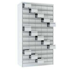 шкаф картотечный для библиотечных карточек на 65 ячеек фото