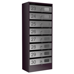 почтовый ящик 8-секционный серия эталон с окошком фото
