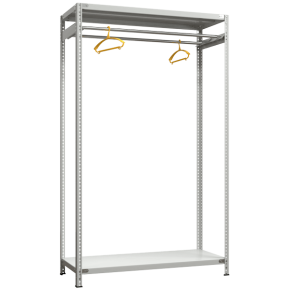 стеллаж-вешало с двумя полками sfc 2000x1200x500 фото