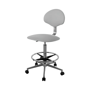 кресло высокое медицинское кр12-в (обивка) светло-серое фото